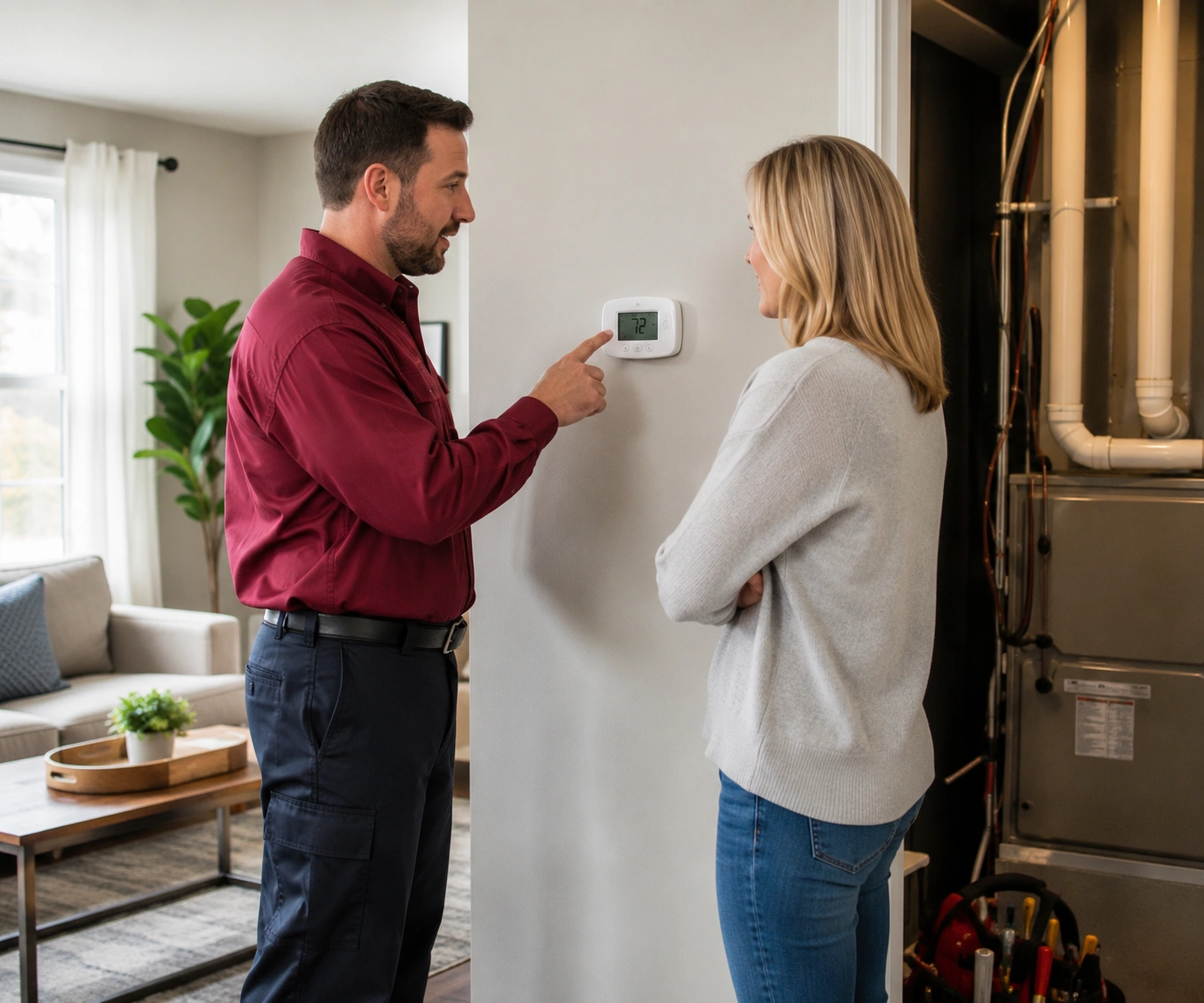 Target Keyword Heat Pump Repair in Pinson, AL Relevant Keywords heat pump repair Pinson AL, emergency heat pump repair Pinson AL, heat pump not heating Pinson AL, heat pump not cooling Pinson AL, heat pump troubleshooting Pinson AL, heating and cooling repair Pinson AL Meta Title Heat Pump Repair in Pinson, AL | Fast & Reliable Service Meta Description Need Heat Pump Repair in Pinson, AL? Frog Pond Home Services fixes airflow, thermostat, electrical, and system issues fast. Call now! URL https://frogphs.com/heat-pump-repair-in-pinson-al/ Heat Pump Repair in Pinson, AL When your heat pump is running but your home still feels uncomfortable, something is wrong. In Pinson, AL, heat pumps work throughout much of the year because they provide both heating and cooling. Since these systems operate during multiple seasons, they experience significant wear and tear. A small issue like weak airflow, a thermostat problem, an electrical fault, or a failing component can quickly turn into a complete system breakdown if it is ignored. Frog Pond Home Services provides professional heat pump repair in Pinson, AL for homeowners who need clear answers, reliable repairs, and year-round comfort restored as quickly as possible. This page is focused on one thing: helping you solve heat pump problems. Whether your system is not heating, not cooling, making unusual noises, freezing up, leaking water, or refusing to turn on, our team can inspect the issue and explain the repair options in simple terms. Your Heat Pump Is Giving You Clues — Do Not Ignore Them Most heat pumps show warning signs before they stop working completely. You may notice that the air coming from your vents is not as warm or as cool as it should be. You may find that one room feels more comfortable than another. The system may run continuously, shut off unexpectedly, or cycle on and off more frequently than normal. These symptoms are not random. They usually indicate that something inside the heat pump system is not functioning properly. If your heat pump is still running, that does not necessarily mean it is operating correctly. A struggling system can use more energy, reduce indoor comfort, wear out components faster, and eventually fail when you need it most. Calling for repairs early can help prevent additional damage and may save you from more expensive service later. Heat Pump Not Heating or Cooling in Pinson, AL? One of the most common repair calls involves a heat pump that runs but does not maintain the desired indoor temperature. This can happen for several reasons. The system may have airflow restrictions, refrigerant-related concerns, thermostat problems, electrical issues, frozen components, or performance failures affecting operation. If your heat pump is not heating or cooling properly, avoid constantly adjusting the thermostat in an attempt to solve the problem. That usually causes the system to work harder without correcting the underlying issue. Frog Pond Home Services can inspect the equipment, evaluate system performance, and identify why your home is not reaching the desired temperature. Common signs include inconsistent temperatures, long run times, weak airflow, indoor comfort issues, and a system that seems unable to keep up with seasonal demands. Air Coming From the Vents Is the Wrong Temperature Air that feels too warm during cooling season or too cool during heating season is one of the clearest signs that your heat pump may need repair. Sometimes the issue is relatively simple, such as thermostat settings or airflow restrictions. In other cases, the problem may involve refrigerant, coils, reversing valve operation, electrical components, or compressor performance. Our team focuses on finding the actual cause of the comfort issue rather than making assumptions. We evaluate what the system is doing, what it should be doing, and what may be preventing proper operation. That way, you receive repair recommendations based on system condition rather than guesswork. Weak Airflow and Uneven Comfort Weak airflow can make your home uncomfortable regardless of whether the heat pump is in heating mode or cooling mode. Some rooms may feel comfortable while others remain too warm or too cold. Air coming from the vents may feel weak, and the system may run longer because it cannot distribute conditioned air effectively. Weak airflow may be caused by dirty filters, blower motor concerns, duct restrictions, dirty coils, frozen components, or other system issues. Because heat pumps are responsible for both heating and cooling, airflow problems can affect comfort throughout the year. Frog Pond Home Services can inspect the airflow system and recommend the proper repair. Frozen Heat Pump Components Ice buildup on a heat pump is not always normal. If you notice ice on the outdoor unit, indoor coil, refrigerant lines, or other system components, service may be needed. Frozen components can result from airflow restrictions, refrigerant concerns, defrost system issues, dirty coils, or other performance problems. When ice develops, the heat pump may struggle to heat or cool effectively. Continuing to operate the system while frozen can place additional stress on equipment and may lead to further damage. Frog Pond Home Services can determine why freezing is occurring and what repairs are necessary before normal operation resumes. Heat Pump Leaking Water Heat pumps naturally manage moisture as part of normal operation. However, water should drain properly through the system's drainage components. If you notice water near the indoor unit, drain pan, or surrounding area, the system may have a drainage issue, clogged condensate line, frozen coil problem, or another moisture-related concern. Water leaks should not be ignored because they can damage nearby materials and create additional maintenance concerns. Our team can identify the source of the leak and explain the necessary repairs. Strange Heat Pump Noises Your heat pump should not make grinding, rattling, squealing, buzzing, banging, or loud clicking sounds. These noises often indicate loose parts, motor concerns, electrical issues, fan problems, airflow restrictions, or failing components. A minor sound today can develop into a more significant repair if ignored. If your heat pump sounds different than normal, it is worth having the system inspected before additional damage occurs. Thermostat and Control Problems Sometimes the heat pump itself is not the source of the problem. A thermostat issue can cause the system to switch modes improperly, fail to start, short cycle, or stop before the home reaches the desired temperature. If the thermostat display is blank, temperatures seem inaccurate, or the system does not respond correctly to settings, Frog Pond Home Services can inspect the control side of the system. We can also assist with thermostat installation and smart thermostat upgrades when existing controls are outdated or malfunctioning. Emergency Heat Pump Repair in Pinson A heat pump failure can become urgent quickly, especially during extreme temperatures. If your home becomes too hot during summer, too cold during winter, your system stops operating completely, produces unusual odors, or repeatedly trips breakers, emergency repair may be needed. Frog Pond Home Services provides urgent heat pump repair support for homeowners in Pinson and nearby communities who need comfort restored as quickly as possible. During an emergency service call, the focus is identifying the immediate issue, evaluating system condition, and helping homeowners choose the most practical repair option. Our Heat Pump Repair Approach Our heat pump repair process is designed to be clear and straightforward. First, we listen to what you are experiencing. The symptoms you notice provide valuable information that helps identify potential causes. Next, we inspect the system, including the thermostat, airflow system, indoor equipment, outdoor equipment, visible components, and overall performance. After the inspection, we explain what we found. You should understand what failed, why it matters, and what options are available. If a repair is appropriate, we explain the repair process. If the equipment is aging or facing larger concerns, we explain those considerations as well. The goal is to provide homeowners with information they can understand so they can make confident decisions about their comfort system. Should You Repair Your Heat Pump or Replace It? Repair may be appropriate when the system is relatively new, the issue is isolated, and repair costs are reasonable. Replacement may be worth discussing when the system is older, experiencing frequent breakdowns, facing major component failure, or struggling to provide reliable comfort. Frog Pond Home Services provides honest recommendations so homeowners can choose the option that best supports their comfort goals and budget. Pinson Heating and Cooling Problems We Commonly See Because heat pumps provide both heating and cooling, they operate for much of the year in Pinson. This extended use can lead to worn components, airflow restrictions, thermostat concerns, electrical issues, frozen coils, drainage problems, and declining performance. Small issues often become more noticeable during periods of extreme weather when the system is working hardest. Addressing concerns early can help improve performance and reduce the likelihood of unexpected breakdowns. Timely repairs often help homeowners maintain comfort throughout both heating and cooling seasons. Heat Pump Repair for Homes Near Pinson and Nearby Areas Frog Pond Home Services provides heat pump repair in Pinson, AL and nearby communities. We serve homeowners around Pinson Valley, Old Pinson, Turkey Creek, Clay, Trussville, Center Point, Palmerdale, Springville, Argo, Leeds, Moody, Jefferson County, Blount County, and St. Clair County. If you are in or near Pinson and your heat pump is not operating properly, our team is ready to help diagnose the problem and restore indoor comfort. Related Heating and Cooling Services If your comfort system needs more than a repair, Frog Pond Home Services can also help with related HVAC services. These include heat pump installation, heat pump replacement, furnace repair, furnace installation, furnace maintenance, thermostat installation, smart thermostat service, and indoor air quality solutions. These services are not the primary focus of this page, but they may be helpful if your comfort concerns involve equipment age, efficiency improvements, or long-term system performance. FAQ About Heat Pump Repair in Pinson, AL Why is my heat pump running but not heating or cooling? Your heat pump may be experiencing airflow restrictions, refrigerant concerns, thermostat issues, frozen components, electrical faults, or other performance-related problems. A professional inspection can determine the actual cause. Why is my heat pump blowing the wrong temperature air? This may be caused by thermostat settings, reversing valve issues, refrigerant problems, airflow restrictions, or component failures affecting system operation. Should I turn off my heat pump if it is frozen? Yes. Continuing to operate a frozen system can create additional strain and may increase the risk of damage. Professional service is recommended. Why is my heat pump leaking water? Water leaks may result from clogged condensate drains, frozen coils, drainage problems, or moisture-related system issues. Is weak airflow a heat pump repair issue? Yes. Weak airflow may be caused by blower problems, dirty filters, duct restrictions, dirty coils, or other system concerns that affect comfort. When should I call for emergency heat pump repair? Emergency repair may be needed if the system stops operating during extreme temperatures, repeatedly trips breakers, creates unsafe indoor conditions, or produces unusual odors. Can older heat pumps be repaired? Many older systems can still be repaired. However, replacement may be worth discussing if reliability has declined significantly or repair costs become excessive. How can I avoid future heat pump repairs? Regular maintenance, routine filter changes, keeping outdoor equipment clear, and addressing warning signs early can help reduce future breakdowns. Schedule Heat Pump Repair in Pinson, AL If your heat pump is not heating, not cooling, freezing up, leaking water, making unusual noises, or failing to keep your home comfortable, Frog Pond Home Services is ready to help. We provide dependable heat pump repair in Pinson, AL with a focus on identifying the real issue and restoring reliable comfort. Call Frog Pond Home Services today or request service online for heat pump repair in Pinson, AL.