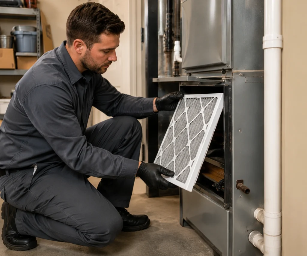 Target Keyword Heat Pump Repair in Pinson, AL Relevant Keywords heat pump repair Pinson AL, emergency heat pump repair Pinson AL, heat pump not heating Pinson AL, heat pump not cooling Pinson AL, heat pump troubleshooting Pinson AL, heating and cooling repair Pinson AL Meta Title Heat Pump Repair in Pinson, AL | Fast & Reliable Service Meta Description Need Heat Pump Repair in Pinson, AL? Frog Pond Home Services fixes airflow, thermostat, electrical, and system issues fast. Call now! URL https://frogphs.com/heat-pump-repair-in-pinson-al/ Heat Pump Repair in Pinson, AL When your heat pump is running but your home still feels uncomfortable, something is wrong. In Pinson, AL, heat pumps work throughout much of the year because they provide both heating and cooling. Since these systems operate during multiple seasons, they experience significant wear and tear. A small issue like weak airflow, a thermostat problem, an electrical fault, or a failing component can quickly turn into a complete system breakdown if it is ignored. Frog Pond Home Services provides professional heat pump repair in Pinson, AL for homeowners who need clear answers, reliable repairs, and year-round comfort restored as quickly as possible. This page is focused on one thing: helping you solve heat pump problems. Whether your system is not heating, not cooling, making unusual noises, freezing up, leaking water, or refusing to turn on, our team can inspect the issue and explain the repair options in simple terms. Your Heat Pump Is Giving You Clues — Do Not Ignore Them Most heat pumps show warning signs before they stop working completely. You may notice that the air coming from your vents is not as warm or as cool as it should be. You may find that one room feels more comfortable than another. The system may run continuously, shut off unexpectedly, or cycle on and off more frequently than normal. These symptoms are not random. They usually indicate that something inside the heat pump system is not functioning properly. If your heat pump is still running, that does not necessarily mean it is operating correctly. A struggling system can use more energy, reduce indoor comfort, wear out components faster, and eventually fail when you need it most. Calling for repairs early can help prevent additional damage and may save you from more expensive service later. Heat Pump Not Heating or Cooling in Pinson, AL? One of the most common repair calls involves a heat pump that runs but does not maintain the desired indoor temperature. This can happen for several reasons. The system may have airflow restrictions, refrigerant-related concerns, thermostat problems, electrical issues, frozen components, or performance failures affecting operation. If your heat pump is not heating or cooling properly, avoid constantly adjusting the thermostat in an attempt to solve the problem. That usually causes the system to work harder without correcting the underlying issue. Frog Pond Home Services can inspect the equipment, evaluate system performance, and identify why your home is not reaching the desired temperature. Common signs include inconsistent temperatures, long run times, weak airflow, indoor comfort issues, and a system that seems unable to keep up with seasonal demands. Air Coming From the Vents Is the Wrong Temperature Air that feels too warm during cooling season or too cool during heating season is one of the clearest signs that your heat pump may need repair. Sometimes the issue is relatively simple, such as thermostat settings or airflow restrictions. In other cases, the problem may involve refrigerant, coils, reversing valve operation, electrical components, or compressor performance. Our team focuses on finding the actual cause of the comfort issue rather than making assumptions. We evaluate what the system is doing, what it should be doing, and what may be preventing proper operation. That way, you receive repair recommendations based on system condition rather than guesswork. Weak Airflow and Uneven Comfort Weak airflow can make your home uncomfortable regardless of whether the heat pump is in heating mode or cooling mode. Some rooms may feel comfortable while others remain too warm or too cold. Air coming from the vents may feel weak, and the system may run longer because it cannot distribute conditioned air effectively. Weak airflow may be caused by dirty filters, blower motor concerns, duct restrictions, dirty coils, frozen components, or other system issues. Because heat pumps are responsible for both heating and cooling, airflow problems can affect comfort throughout the year. Frog Pond Home Services can inspect the airflow system and recommend the proper repair. Frozen Heat Pump Components Ice buildup on a heat pump is not always normal. If you notice ice on the outdoor unit, indoor coil, refrigerant lines, or other system components, service may be needed. Frozen components can result from airflow restrictions, refrigerant concerns, defrost system issues, dirty coils, or other performance problems. When ice develops, the heat pump may struggle to heat or cool effectively. Continuing to operate the system while frozen can place additional stress on equipment and may lead to further damage. Frog Pond Home Services can determine why freezing is occurring and what repairs are necessary before normal operation resumes. Heat Pump Leaking Water Heat pumps naturally manage moisture as part of normal operation. However, water should drain properly through the system's drainage components. If you notice water near the indoor unit, drain pan, or surrounding area, the system may have a drainage issue, clogged condensate line, frozen coil problem, or another moisture-related concern. Water leaks should not be ignored because they can damage nearby materials and create additional maintenance concerns. Our team can identify the source of the leak and explain the necessary repairs. Strange Heat Pump Noises Your heat pump should not make grinding, rattling, squealing, buzzing, banging, or loud clicking sounds. These noises often indicate loose parts, motor concerns, electrical issues, fan problems, airflow restrictions, or failing components. A minor sound today can develop into a more significant repair if ignored. If your heat pump sounds different than normal, it is worth having the system inspected before additional damage occurs. Thermostat and Control Problems Sometimes the heat pump itself is not the source of the problem. A thermostat issue can cause the system to switch modes improperly, fail to start, short cycle, or stop before the home reaches the desired temperature. If the thermostat display is blank, temperatures seem inaccurate, or the system does not respond correctly to settings, Frog Pond Home Services can inspect the control side of the system. We can also assist with thermostat installation and smart thermostat upgrades when existing controls are outdated or malfunctioning. Emergency Heat Pump Repair in Pinson A heat pump failure can become urgent quickly, especially during extreme temperatures. If your home becomes too hot during summer, too cold during winter, your system stops operating completely, produces unusual odors, or repeatedly trips breakers, emergency repair may be needed. Frog Pond Home Services provides urgent heat pump repair support for homeowners in Pinson and nearby communities who need comfort restored as quickly as possible. During an emergency service call, the focus is identifying the immediate issue, evaluating system condition, and helping homeowners choose the most practical repair option. Our Heat Pump Repair Approach Our heat pump repair process is designed to be clear and straightforward. First, we listen to what you are experiencing. The symptoms you notice provide valuable information that helps identify potential causes. Next, we inspect the system, including the thermostat, airflow system, indoor equipment, outdoor equipment, visible components, and overall performance. After the inspection, we explain what we found. You should understand what failed, why it matters, and what options are available. If a repair is appropriate, we explain the repair process. If the equipment is aging or facing larger concerns, we explain those considerations as well. The goal is to provide homeowners with information they can understand so they can make confident decisions about their comfort system. Should You Repair Your Heat Pump or Replace It? Repair may be appropriate when the system is relatively new, the issue is isolated, and repair costs are reasonable. Replacement may be worth discussing when the system is older, experiencing frequent breakdowns, facing major component failure, or struggling to provide reliable comfort. Frog Pond Home Services provides honest recommendations so homeowners can choose the option that best supports their comfort goals and budget. Pinson Heating and Cooling Problems We Commonly See Because heat pumps provide both heating and cooling, they operate for much of the year in Pinson. This extended use can lead to worn components, airflow restrictions, thermostat concerns, electrical issues, frozen coils, drainage problems, and declining performance. Small issues often become more noticeable during periods of extreme weather when the system is working hardest. Addressing concerns early can help improve performance and reduce the likelihood of unexpected breakdowns. Timely repairs often help homeowners maintain comfort throughout both heating and cooling seasons. Heat Pump Repair for Homes Near Pinson and Nearby Areas Frog Pond Home Services provides heat pump repair in Pinson, AL and nearby communities. We serve homeowners around Pinson Valley, Old Pinson, Turkey Creek, Clay, Trussville, Center Point, Palmerdale, Springville, Argo, Leeds, Moody, Jefferson County, Blount County, and St. Clair County. If you are in or near Pinson and your heat pump is not operating properly, our team is ready to help diagnose the problem and restore indoor comfort. Related Heating and Cooling Services If your comfort system needs more than a repair, Frog Pond Home Services can also help with related HVAC services. These include heat pump installation, heat pump replacement, furnace repair, furnace installation, furnace maintenance, thermostat installation, smart thermostat service, and indoor air quality solutions. These services are not the primary focus of this page, but they may be helpful if your comfort concerns involve equipment age, efficiency improvements, or long-term system performance. FAQ About Heat Pump Repair in Pinson, AL Why is my heat pump running but not heating or cooling? Your heat pump may be experiencing airflow restrictions, refrigerant concerns, thermostat issues, frozen components, electrical faults, or other performance-related problems. A professional inspection can determine the actual cause. Why is my heat pump blowing the wrong temperature air? This may be caused by thermostat settings, reversing valve issues, refrigerant problems, airflow restrictions, or component failures affecting system operation. Should I turn off my heat pump if it is frozen? Yes. Continuing to operate a frozen system can create additional strain and may increase the risk of damage. Professional service is recommended. Why is my heat pump leaking water? Water leaks may result from clogged condensate drains, frozen coils, drainage problems, or moisture-related system issues. Is weak airflow a heat pump repair issue? Yes. Weak airflow may be caused by blower problems, dirty filters, duct restrictions, dirty coils, or other system concerns that affect comfort. When should I call for emergency heat pump repair? Emergency repair may be needed if the system stops operating during extreme temperatures, repeatedly trips breakers, creates unsafe indoor conditions, or produces unusual odors. Can older heat pumps be repaired? Many older systems can still be repaired. However, replacement may be worth discussing if reliability has declined significantly or repair costs become excessive. How can I avoid future heat pump repairs? Regular maintenance, routine filter changes, keeping outdoor equipment clear, and addressing warning signs early can help reduce future breakdowns. Schedule Heat Pump Repair in Pinson, AL If your heat pump is not heating, not cooling, freezing up, leaking water, making unusual noises, or failing to keep your home comfortable, Frog Pond Home Services is ready to help. We provide dependable heat pump repair in Pinson, AL with a focus on identifying the real issue and restoring reliable comfort. Call Frog Pond Home Services today or request service online for heat pump repair in Pinson, AL.